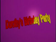 Dorothy's Birthday Party