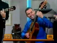 Anthony playing classical guitar on "The Today Show"