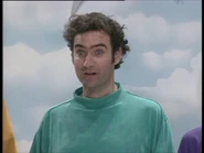 Anthony in the turquoise skivvy