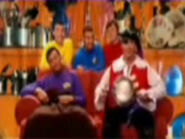 The Wiggles and Captain Feathersword in a St. Vinnies ad