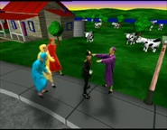 The Wiggles and Officer Beaples