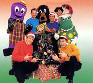 The Wiggly Group in 1996 Christmas picture