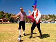Ben and Captain Feathersword