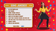 Song selection menu (Background music: Ready, Steady, Wiggle!)
