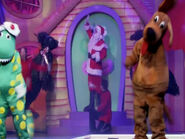 Santa Claus in "Wiggledancing!"