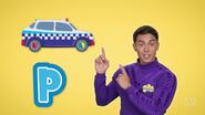 John and a police car