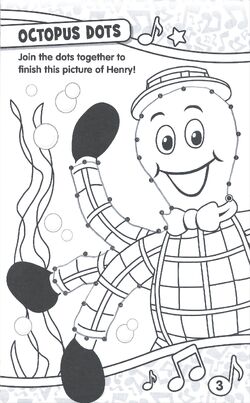 henry the ocotopus coloring pages