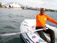 Al Roker rowing boat