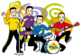 The Wiggles playing their instruments