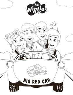 printable wiggles coloring pages