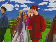 Sam and Carolyn dancing