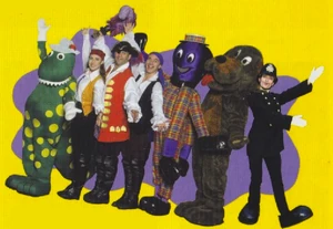 The Wiggly Friends and Officer Beaples