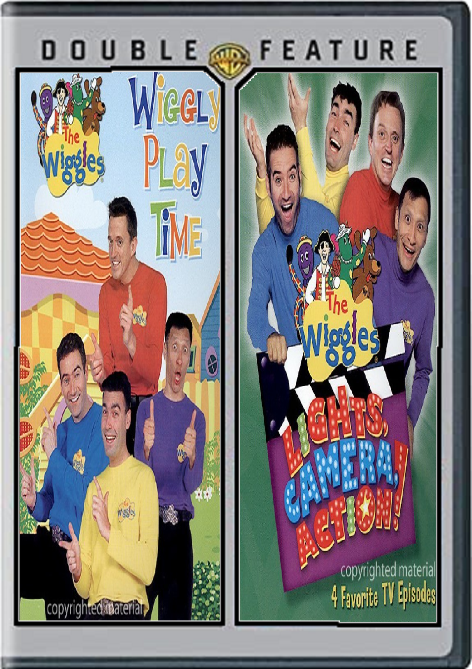 Wigglepedia Fanon: The Wiggles: Warner Home Video Double Feature DVD's |  Wigglepedia | Fandom