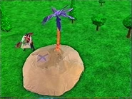 Captain Feathersword spotting the X