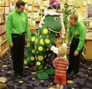 Sam and Brett in the green skivvy