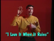 " I Love It When It Rains" title card