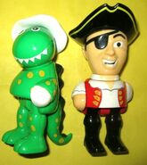 Captain and Dorothy Click Clack Figures