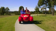 The Big Red Car in "Wiggle Town!"