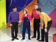 Lucy tells the Wiggles about the idea for bringing music.