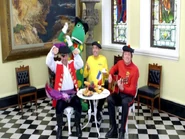 Greg, Murray, Captain Feathersword and Dorothy