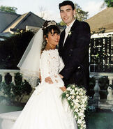 Greg and Michelle on their wedding day