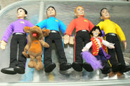 The Wiggles, Wags and Captain plush toys