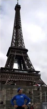 Anthony at the Eiffel Tower