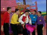 The Wiggles and Captain Feathersword in "Dancing"