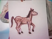 Jeff's painting a pony