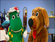 Dorothy and Wags in "Dorothy the Dinosaur " TV Series 2