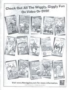 VHS promotion in Winter Fun: A Sticker Stories Book & LIVE Hot Potatoes! book