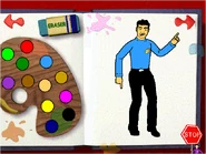 Greg'sMagicColoringBook10.png (293 KB) Greg and the Player cheering Anthony up in A Day With The Wiggles