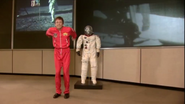 Murray in his spacesuit