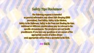 Safety Tips Disclaimer