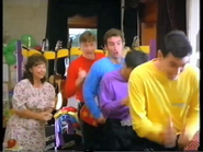 The Wiggles leaving the classroom