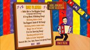 Scene and Song selection page 3 (Song used: A Frog Went A Walking)