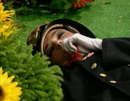 Officer Beaples sleeping