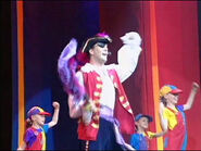 Captain Feathersword dancing in "The Wiggles Big Show"