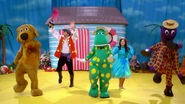 The Wiggly Friends in "Dorothy the Dinosaur's Beach Party!"