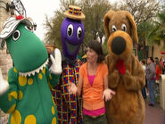 The Wiggly Mascots in Wiggles World theme park