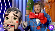 Simon as The Puppet on The Masked Singer Australia