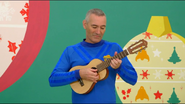 Lachy playing the Nylon guitar