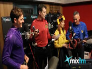 The Wiggles at Mix FM studio