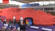 The Big Red Car in balloon form