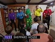 The Wiggles and Dorothy performing in Dingley home