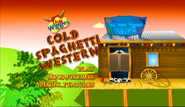 US and Canadian Main menu (No subtitles option, background music: We're the Cowboys)