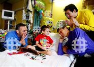 Jeff sleeping at Randwick Children's Hospital