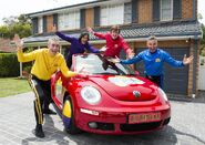 The Wiggles and the Volkswagen Big Red Car