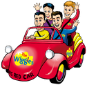 Cartoon Wiggles In The Big Red Car 2000