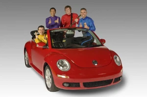 The car without "The Wiggles" decals